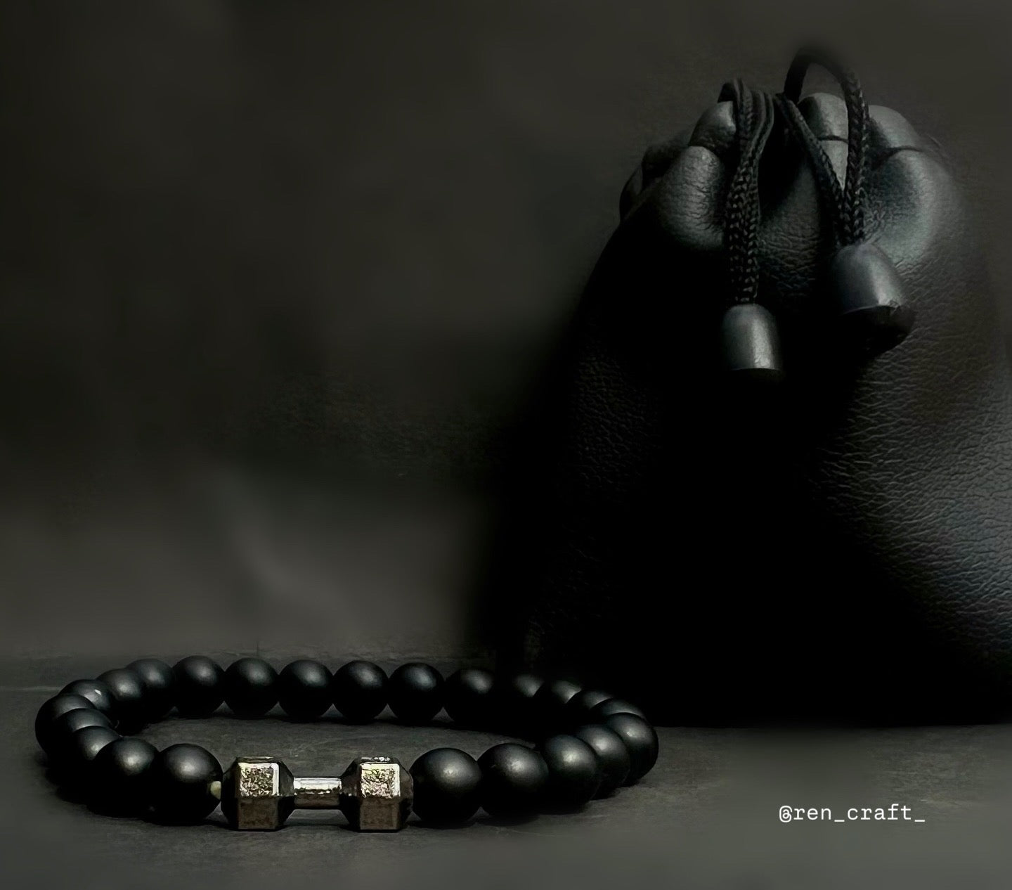 Dumbbell bracelet