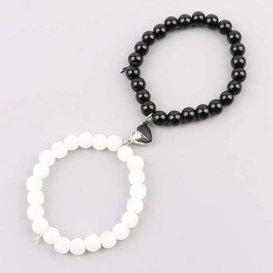 heart magnet pair bracelet