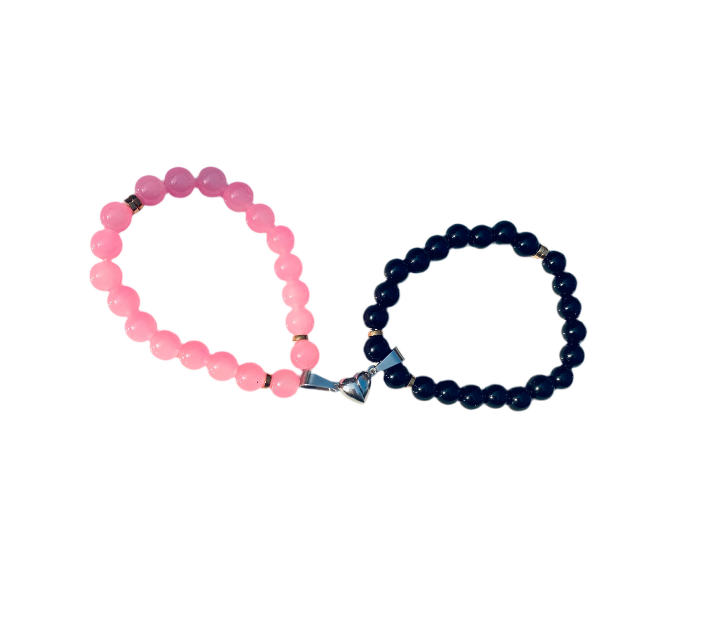 Magical heart magnet bracelets