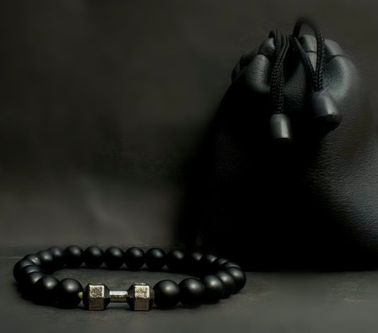 Dumbbell bracelet