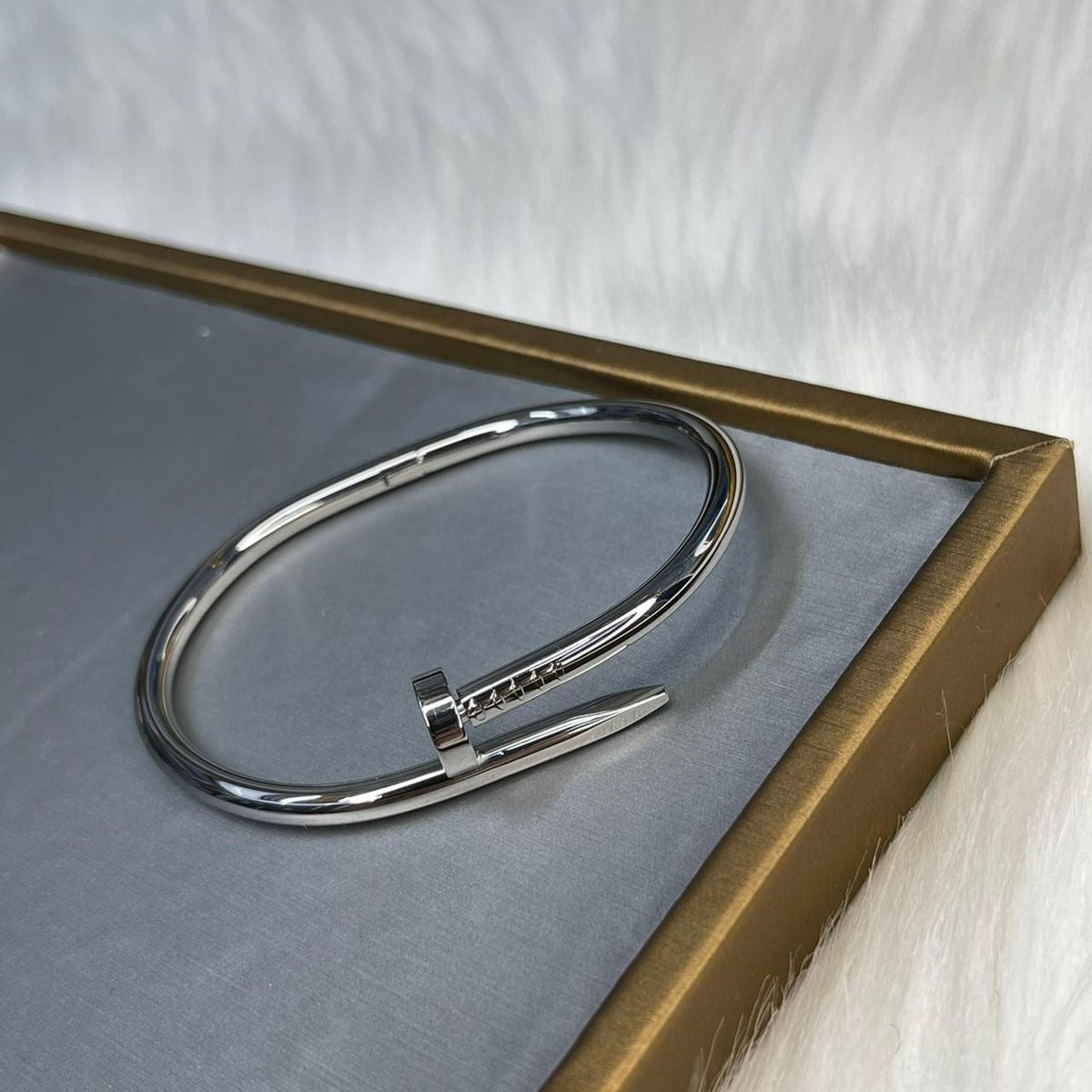 Stainless steel cuff bracelet