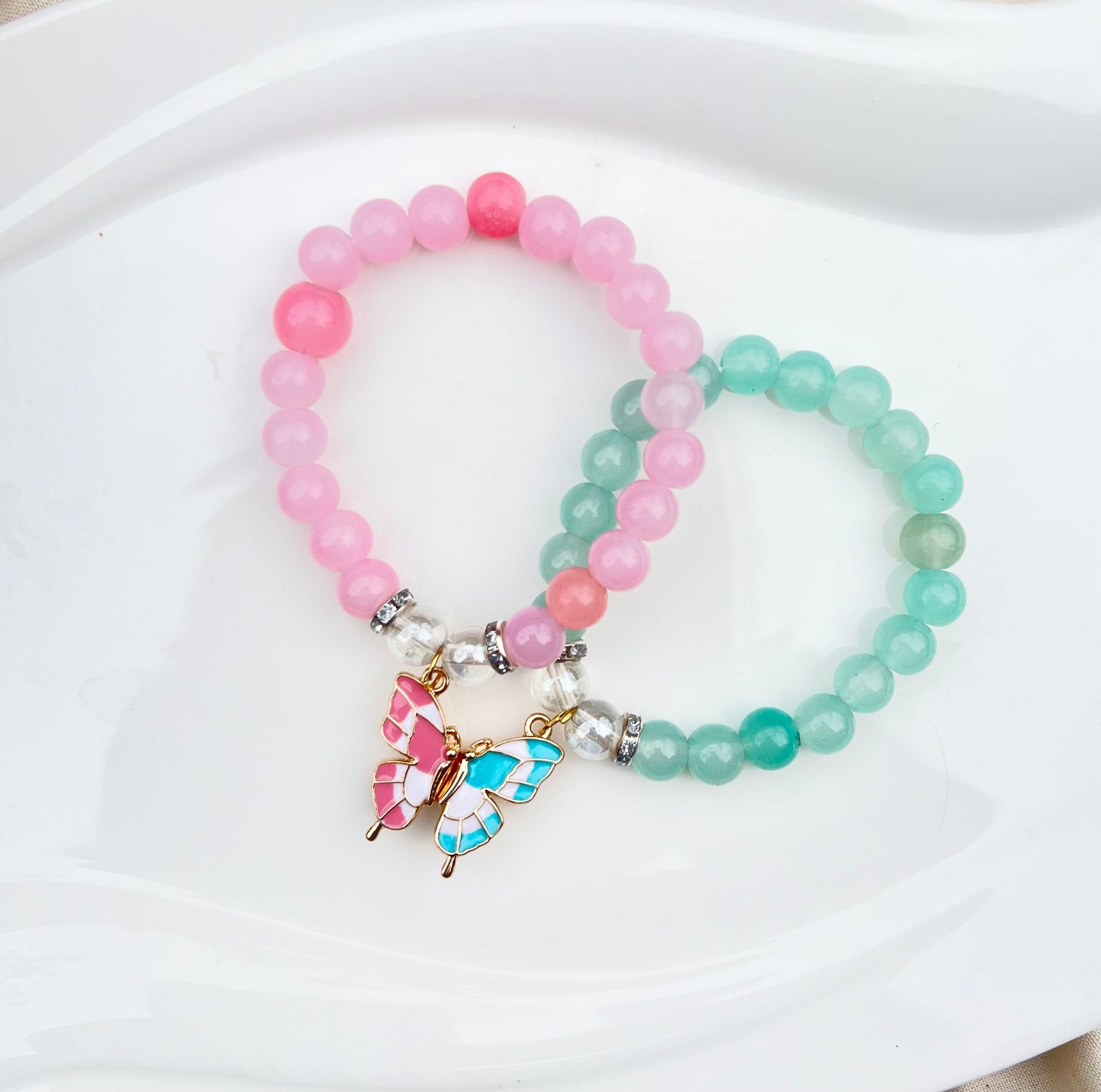 Butterfly magmatic bracelets