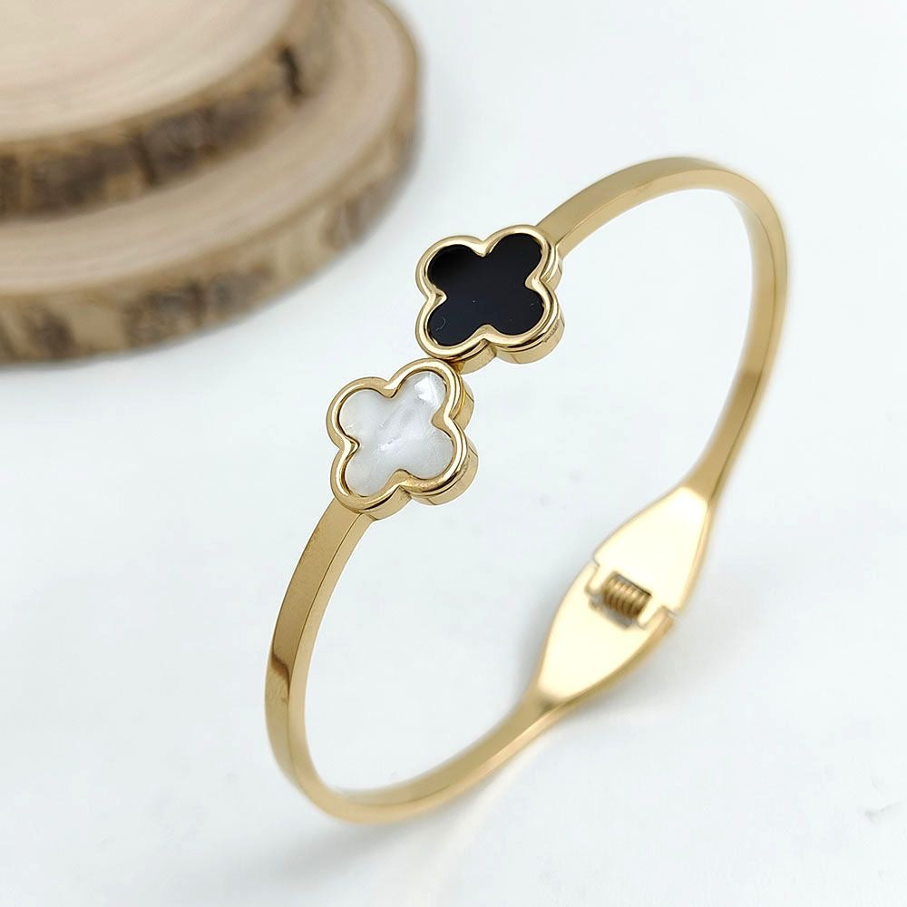 Stainless steel cuff bracelet