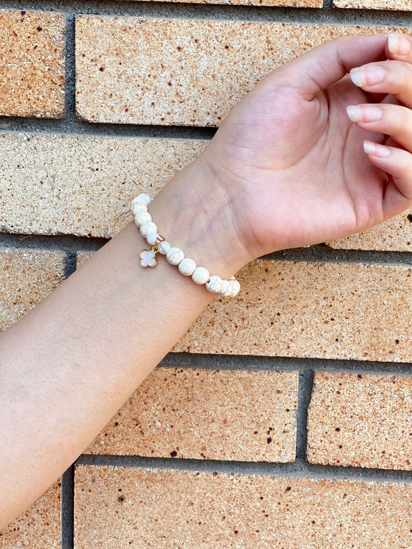 White Clover necklace