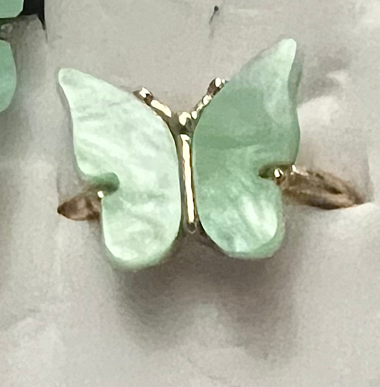 Cute butterfly rings