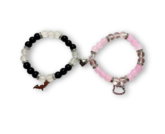 Batman / hello kitty bracelet