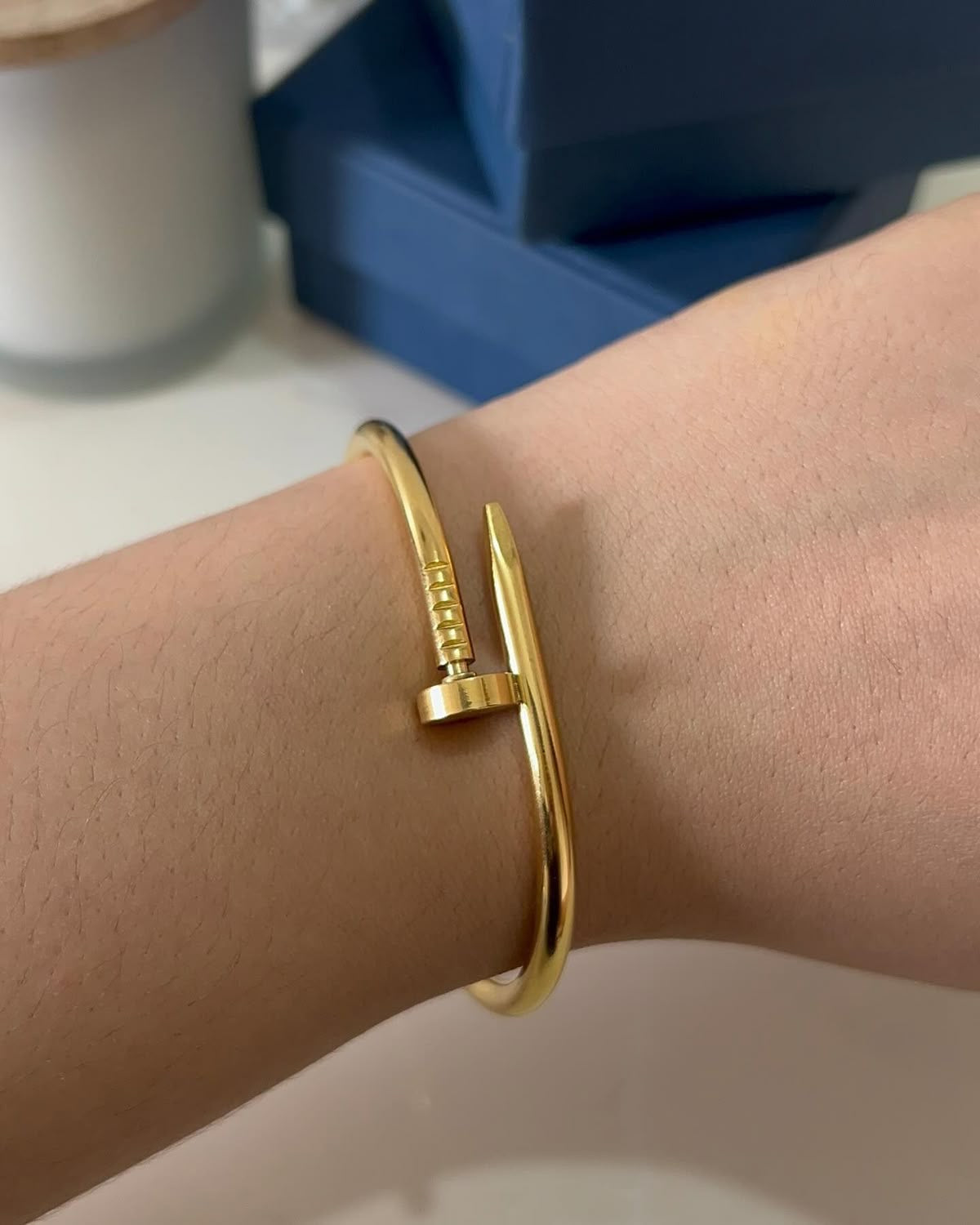 Stainless steel cuff bracelet