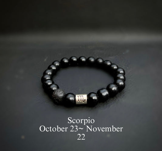 Scorpio ♏️ Stone Bracelet