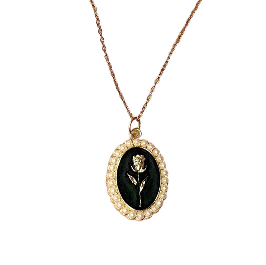 Tulip Golden Plated Oil Drop