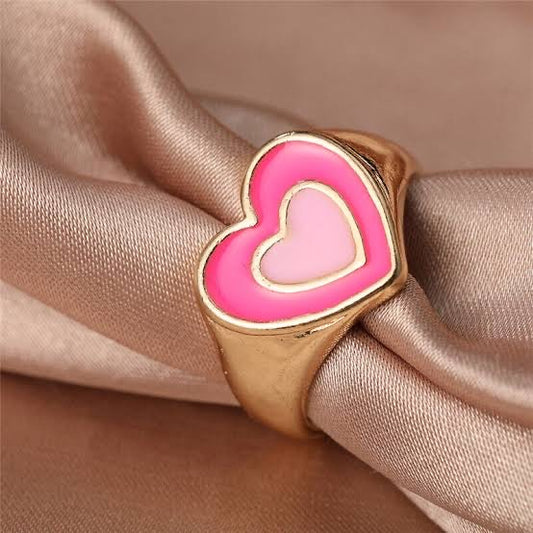 Pink Colorful Love Heart