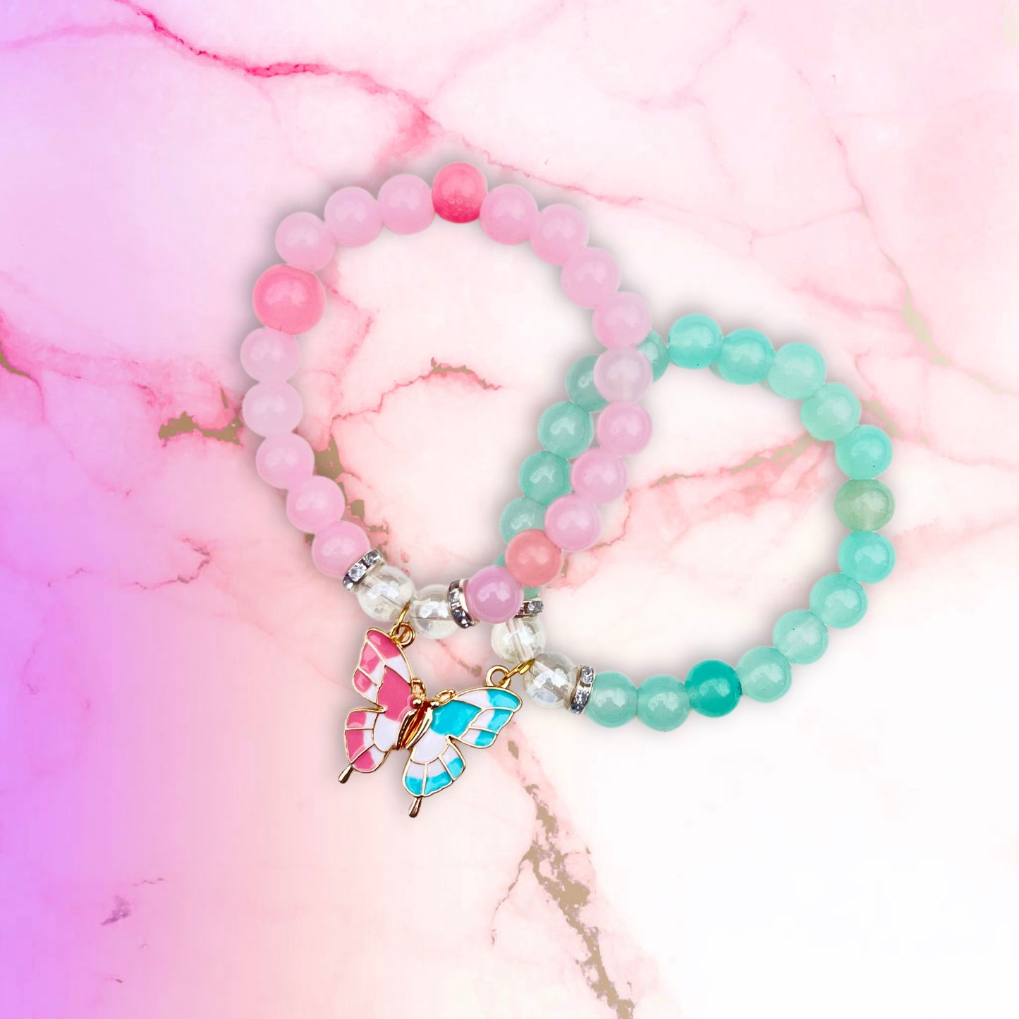 Butterfly magmatic bracelets