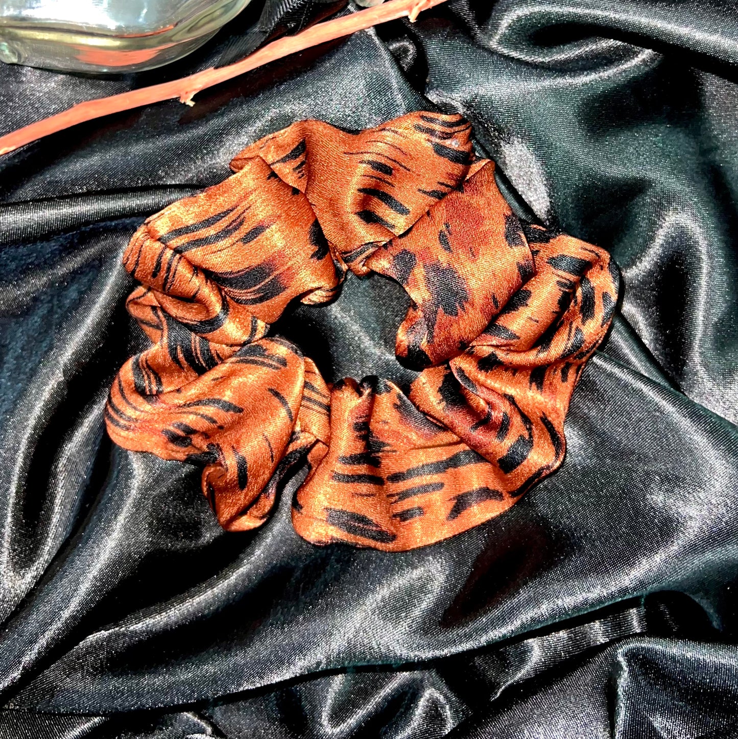 Cheetah print cute scrunchie 