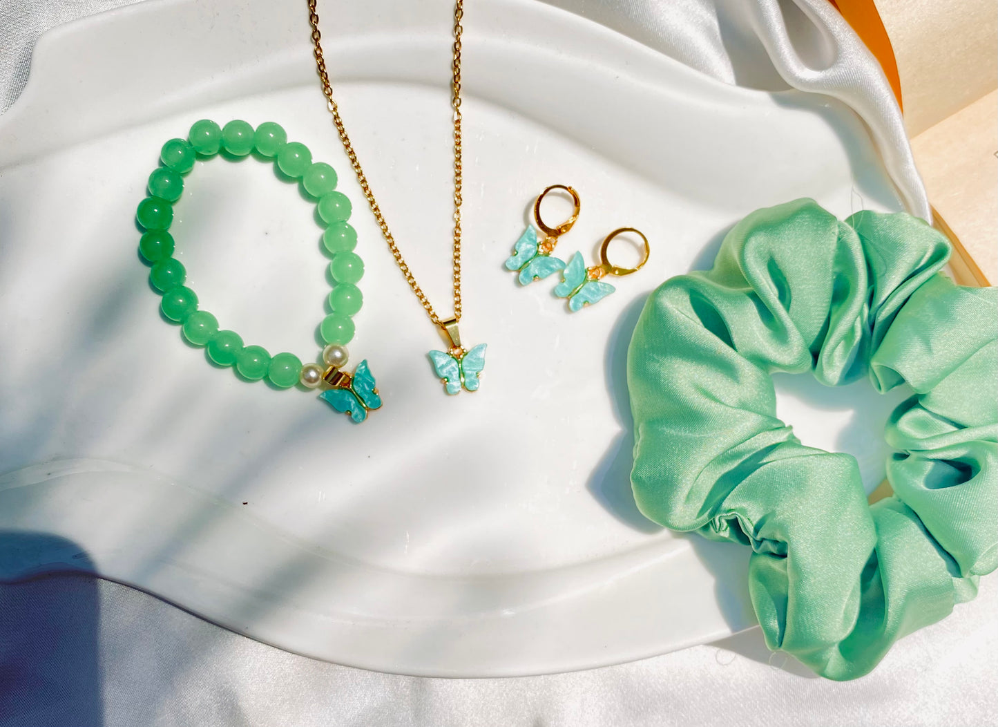 Sea green butterfly birthday deal pack