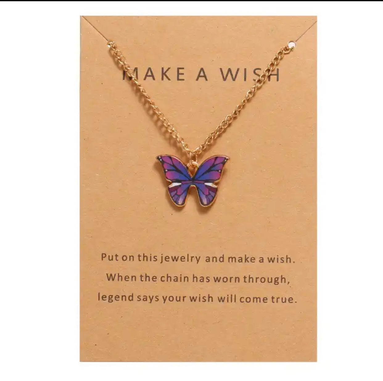 Butterfly necklace