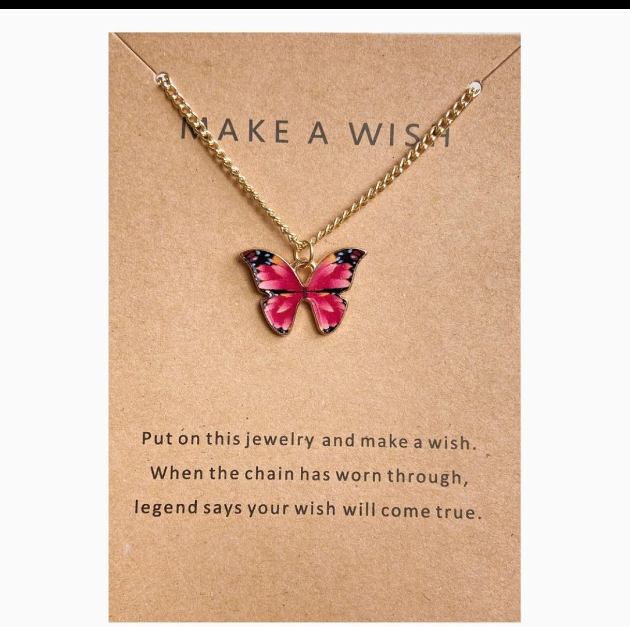 Butterfly necklace