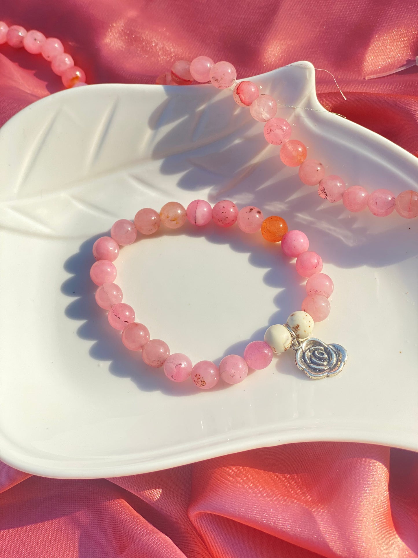 Shell pink rosé bracelet