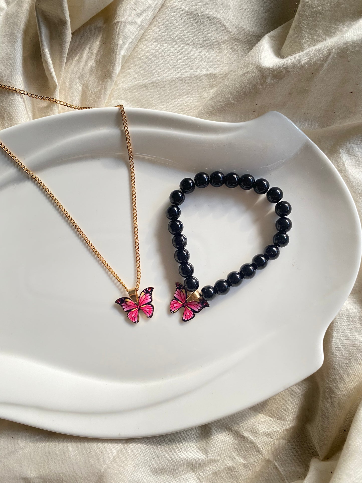 Hot pink butterfly pack