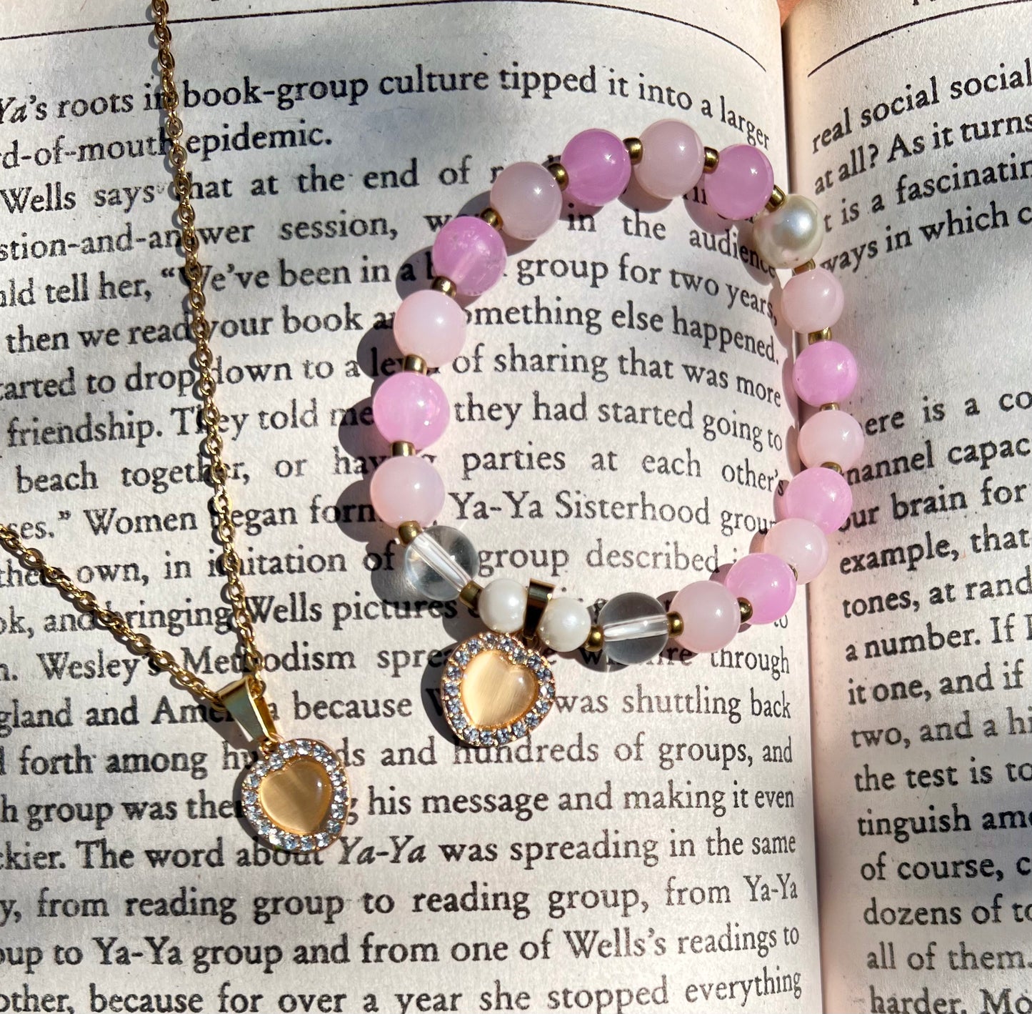 Rose gold heart pack