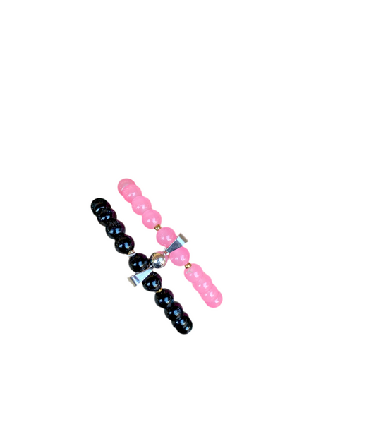 Ball magnet pair bracelet