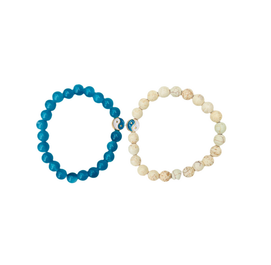 Blue /white yin/yang