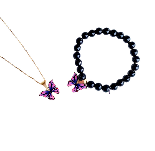 Purple berry Butterfly pack