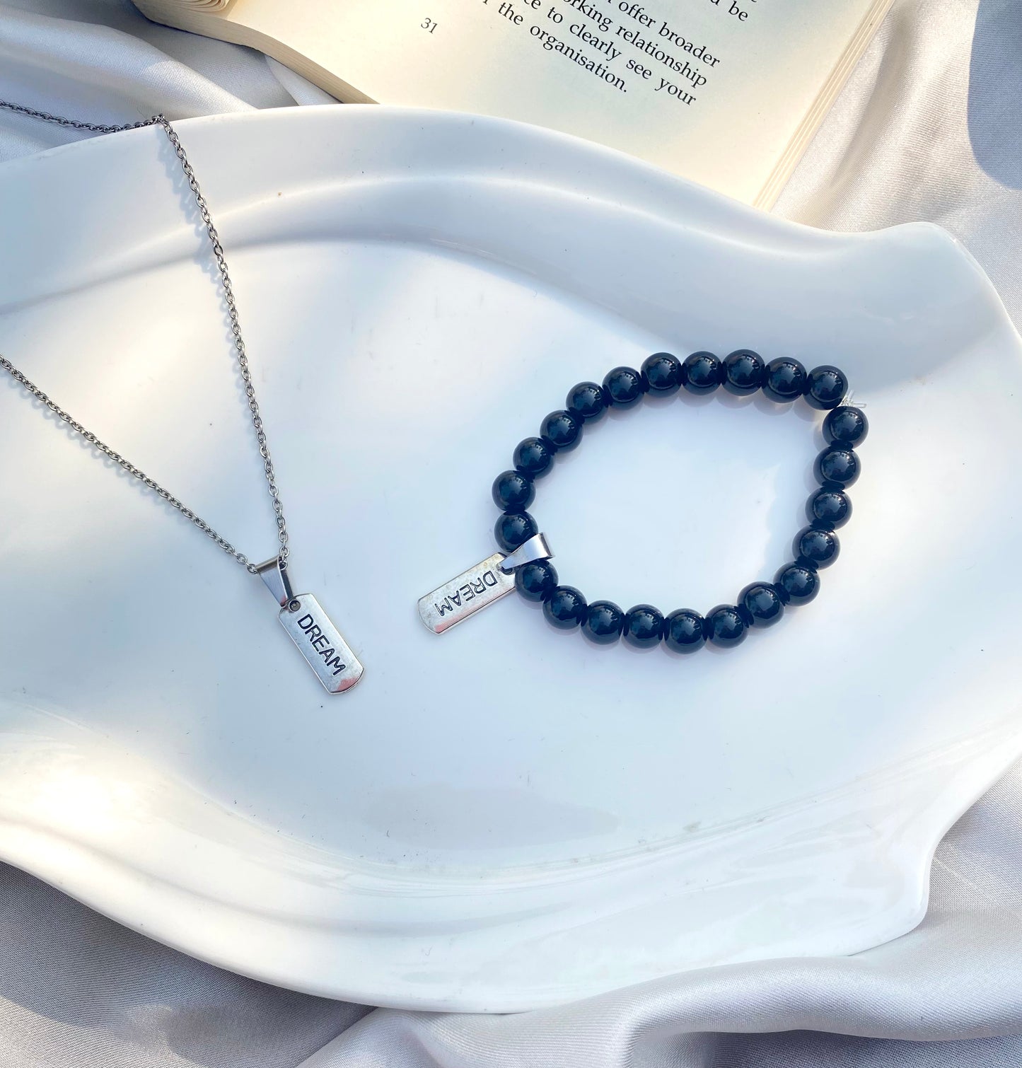 Dream /love bracelet necklace pack