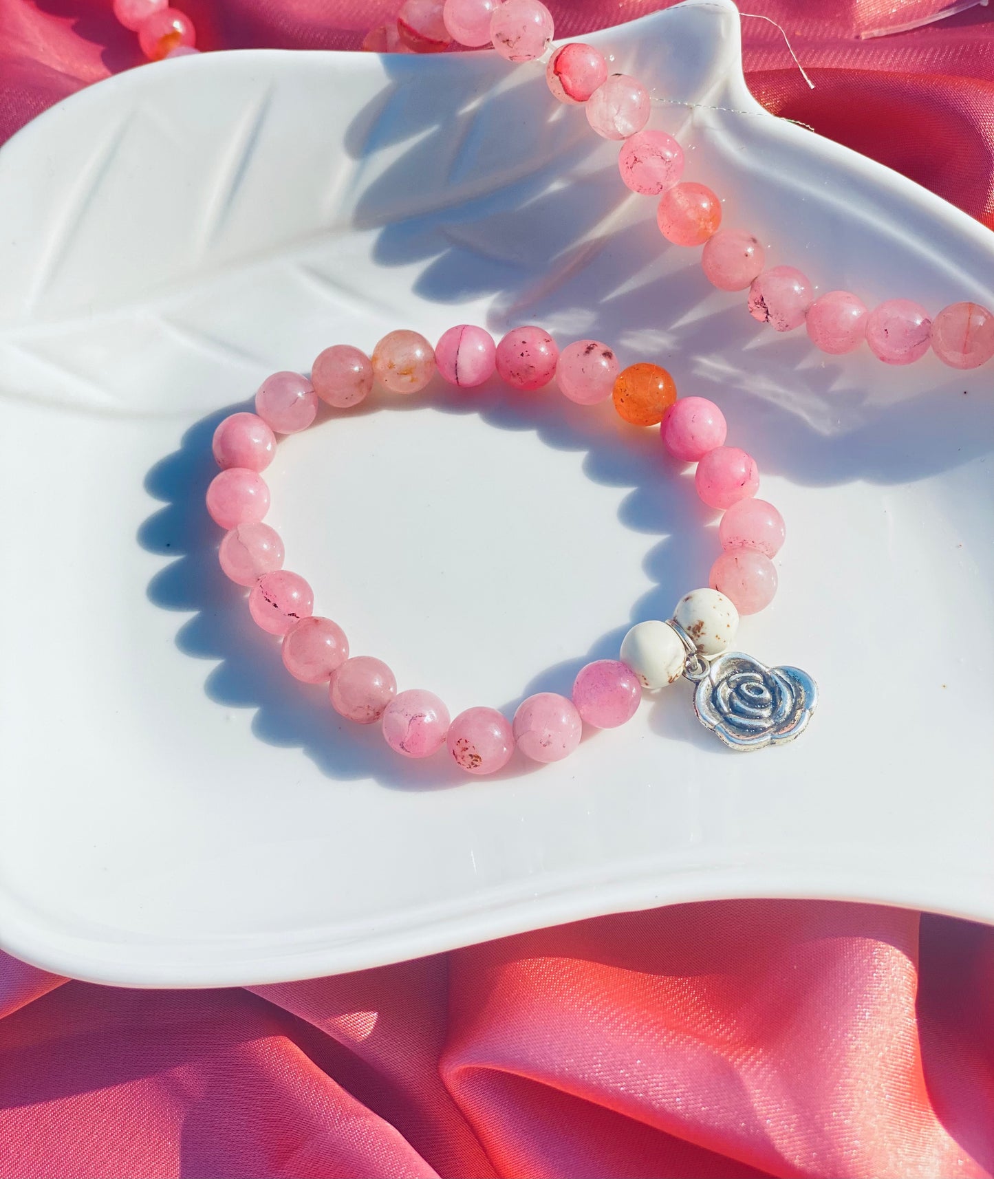 Shell pink rosé bracelet
