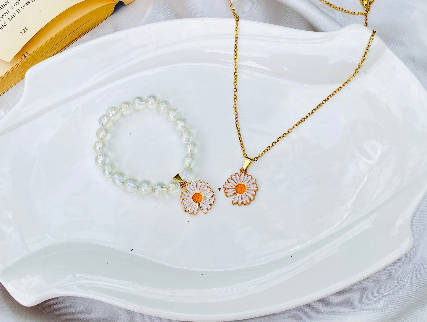 Sunflower pack with yellow stones