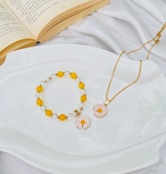 Sunflower pack with yellow stones