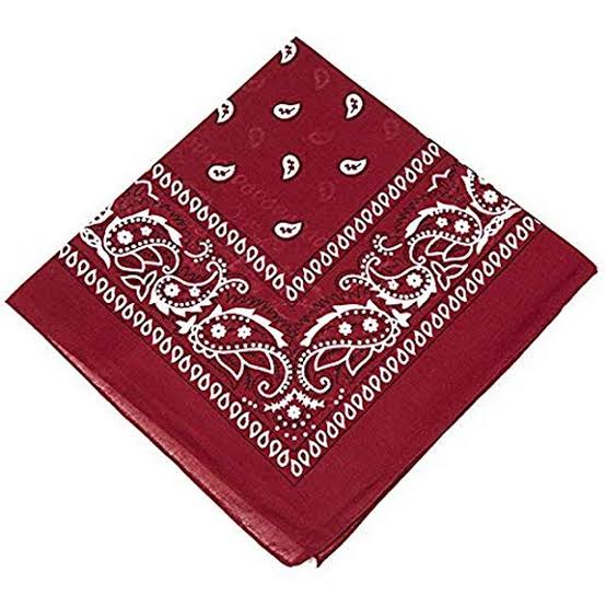 Maroon bandana